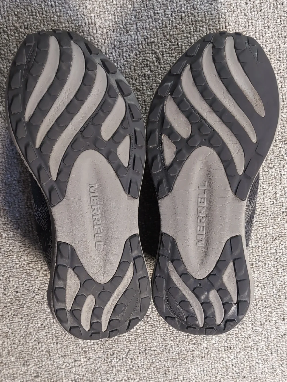 Merrell Morphlite Trail Running Shoes Size 8.0 in Black/Smoke Gray